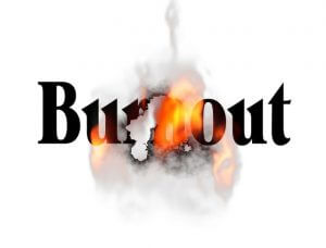 Burnout text