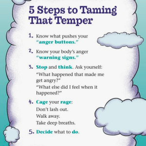 5 steps to taming that temper